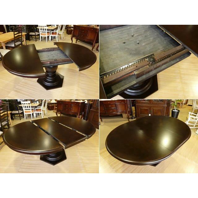 キズあり 訳あり品 ダイニングテーブル 円形 ポーラディーン アンティーク調 クラシック 丸型 ブラウン Pau030tw1 輸入家具アウトレット Usfurniture 通販 Yahoo ショッピング