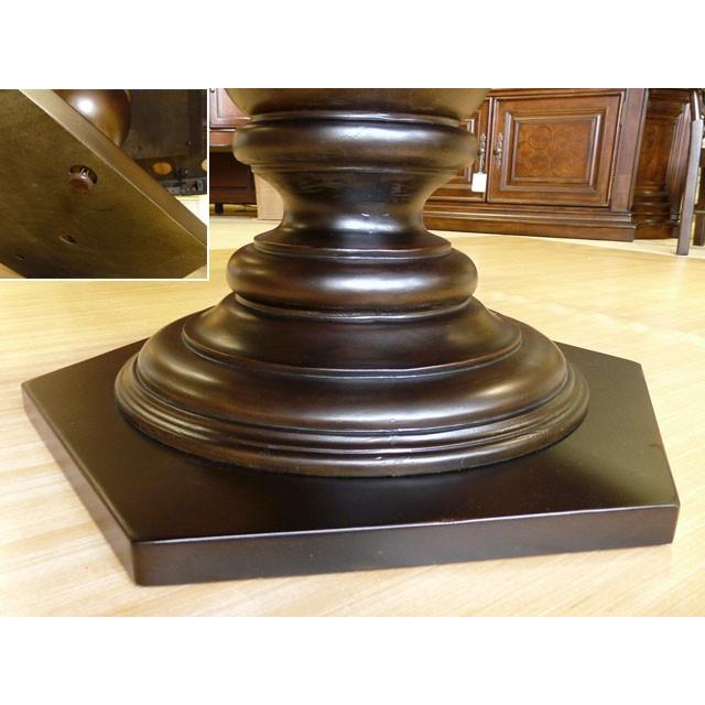 キズあり 訳あり品 ダイニングテーブル 円形 ポーラディーン アンティーク調 クラシック 丸型 ブラウン Pau030tw1 輸入家具アウトレット Usfurniture 通販 Yahoo ショッピング