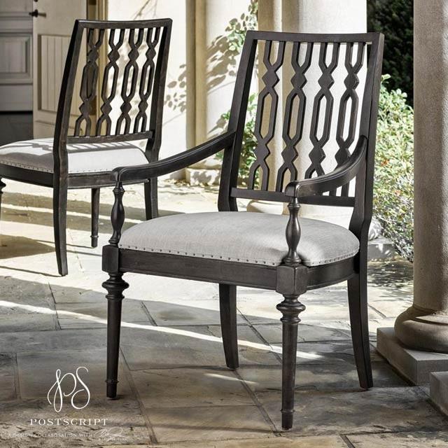 ダイニングチェア 肘付き チェア 椅子 アメリカ ブラウン 茶 高級 シャビーシック アンティーク アンティーク調 木製 ダイニング Postscript Universal Und701a 輸入家具アウトレット Usfurniture 通販 Yahoo ショッピング