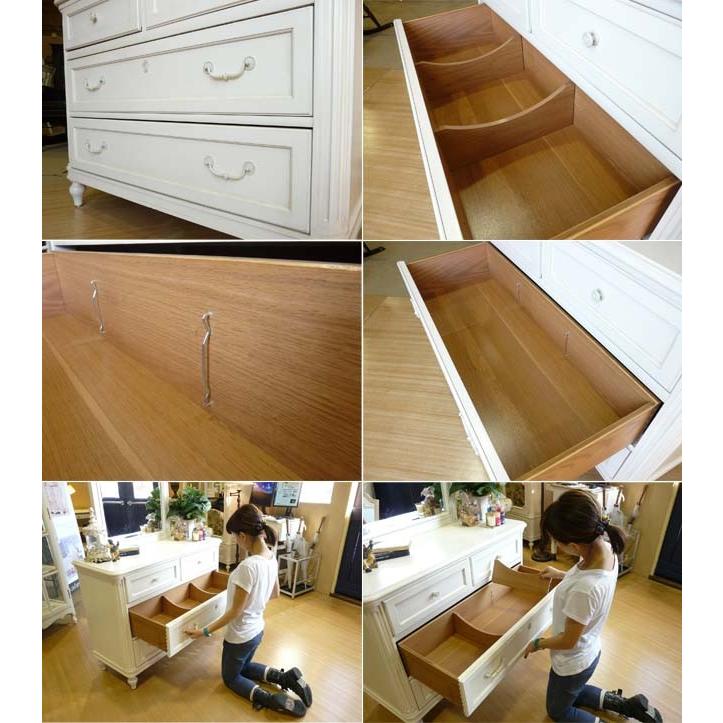 ローチェスト ドレッサー キャビネット 白家具 白 ホワイト ローチェスト ドレッサー キャビネット 白家具 白 ホワイト