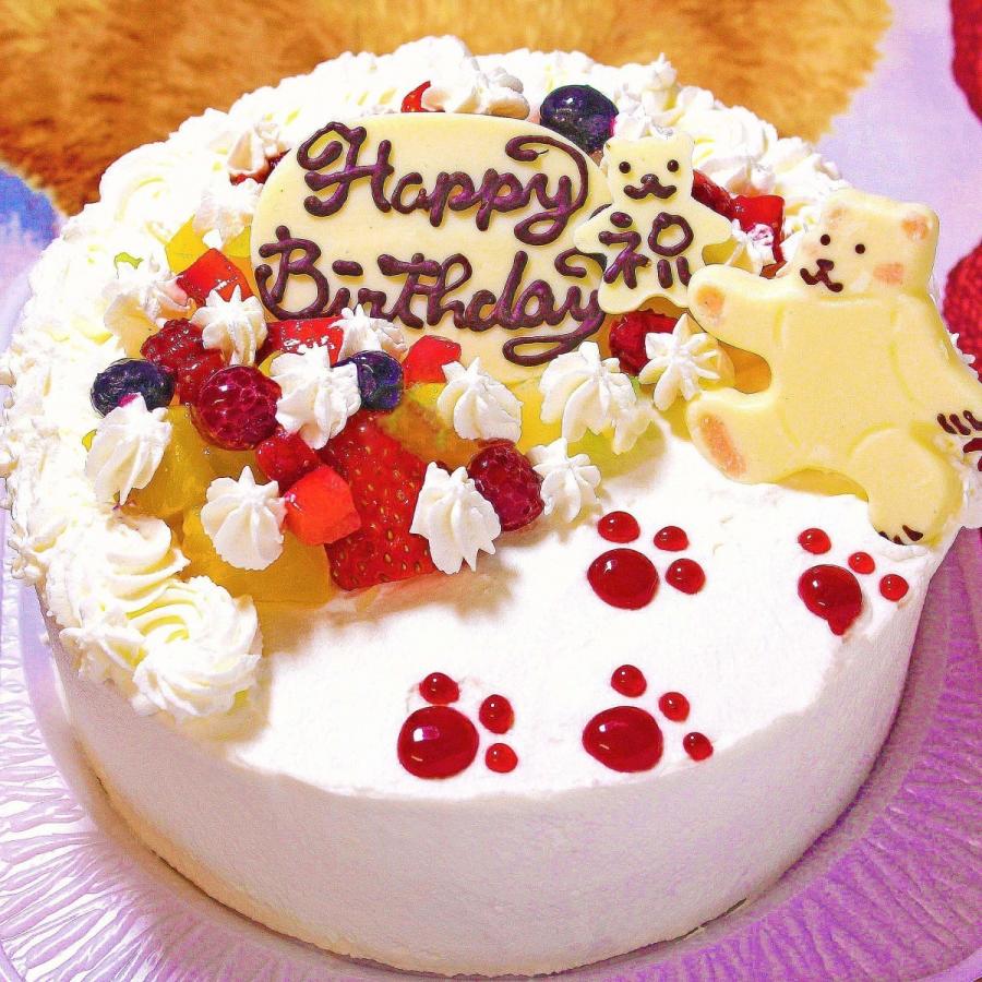 とことこでかぐま生クリームデコレーションケーキ６号 いちごケーキ フルーツケーキ マンゴーケーキ 選択 バースデー 誕生日 アニバーサリー Usha 1006 うしゃぎさん 通販 Yahoo ショッピング