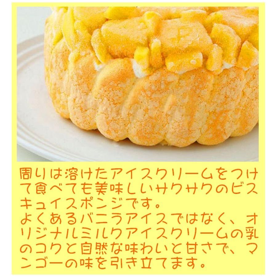 マンゴーアイスケーキ7号 バースデーケーキ 誕生日ケーキ オリジナル