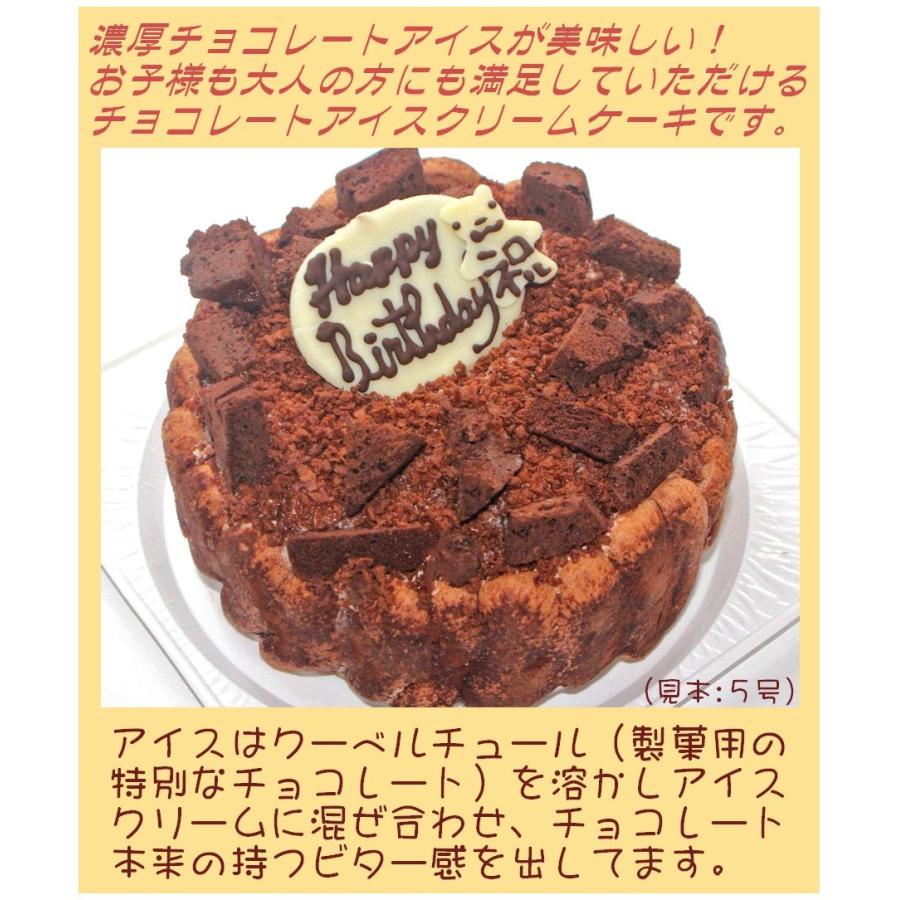 チョコレートアイスケーキ6号 バースデーケーキ 誕生日チョコケーキ