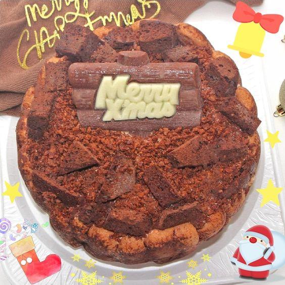 クリスマスチョコレートアイスケーキ６号 クリスマスケーキ クリスマスチョコ クリスマス人気 アイスクリームケーキ Usha 9106 うしゃぎさん 通販 Yahoo ショッピング