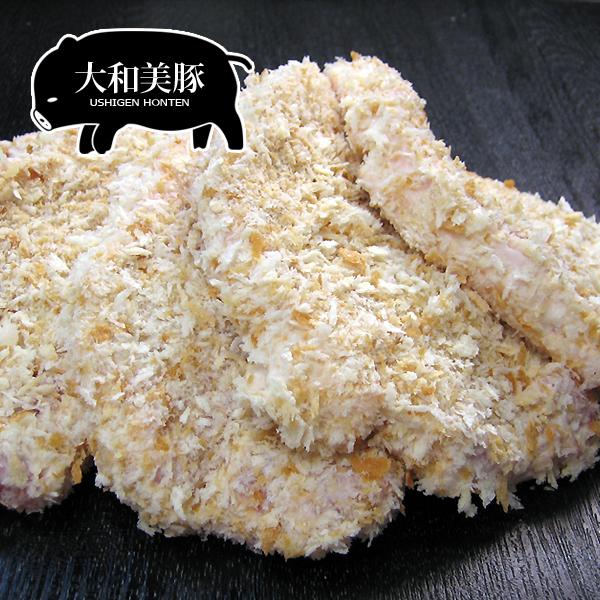 本日のお買得品 お試し 豚肉 26%OFF 大和美豚 極厚 とんかつ 豚かつ トンカツ 150g×3枚入り 送料無料 冷凍便 爆買 | うし源本店 | 04