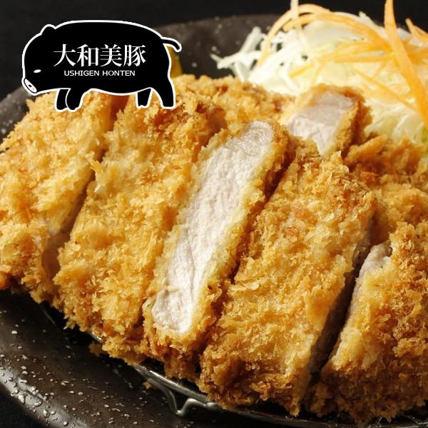 本日のお買得品 お試し 豚肉 26%OFF 大和美豚 極厚 とんかつ 豚かつ トンカツ 150g×3枚入り 送料無料 冷凍便 爆買 | うし源本店 | 06