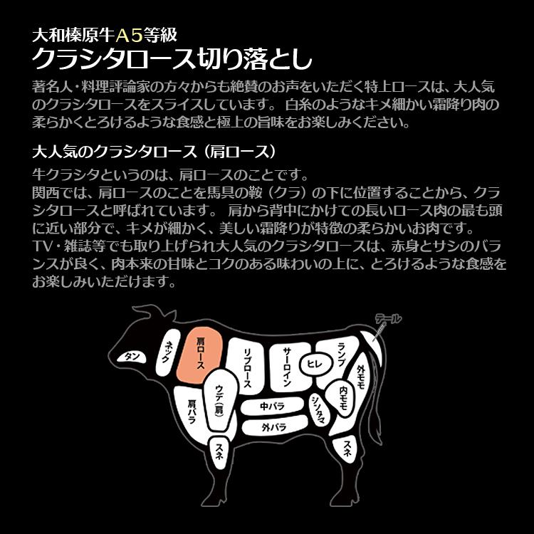 本日のお買得品 お試し 牛肉 肉 切り落とし クラシタ 大和榛原牛 A5 切り落とし 肩ロース 500g  黒毛和牛 送料無料 爆買 | うし源本店 | 04