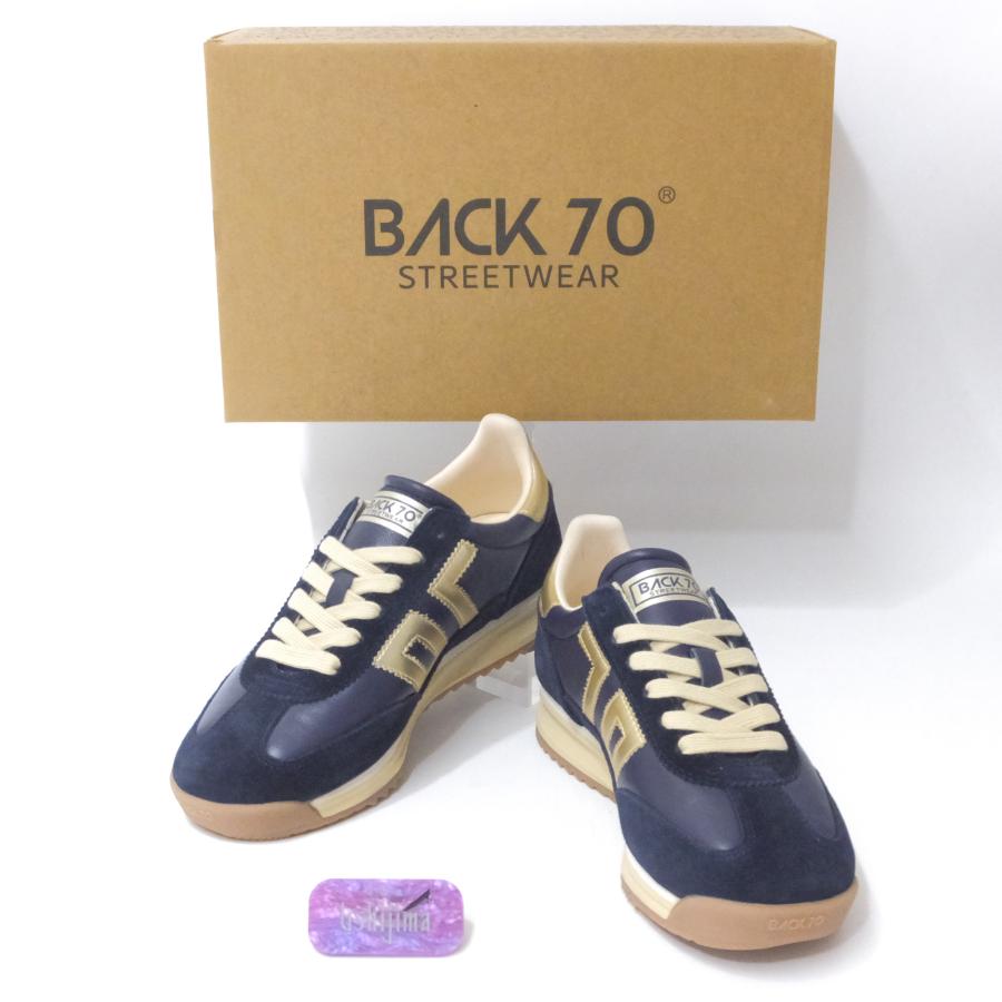 スニーカー レディース 厚底 Back70 JOGGER ジョガー NAVY ネイビー 