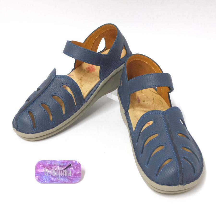 エッチ・ピー・エス HPS 靴 hps 10767 クロ ブルー グリーン サンダル