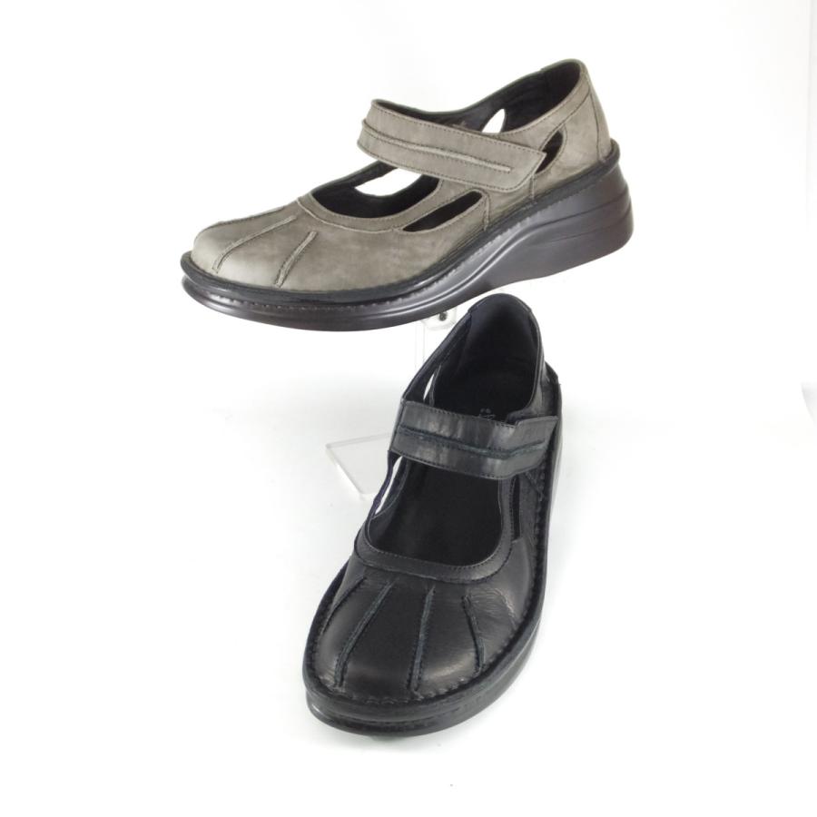 Incholje インコルジェ 靴 15 クロ グレー ストラップシューズ コンフォートシューズ ウェッジ 厚底靴 履きやすい靴 レディース 歩きやすい靴 立ち仕事 旅行用 Incholje 15 厳選 履きやすい靴専門店ウシジマ 通販 Yahoo ショッピング
