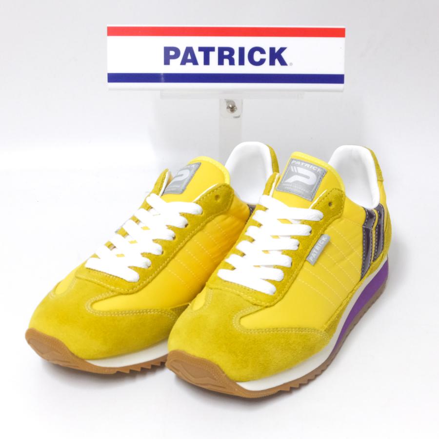 patrick スニーカー パトリック マラソン 942605 PATRICK MARATHON 942605 MIMOSA ミモサ イエロー オシャレなスニーカー 歩きやすい スニーカー 履きやすいの画像