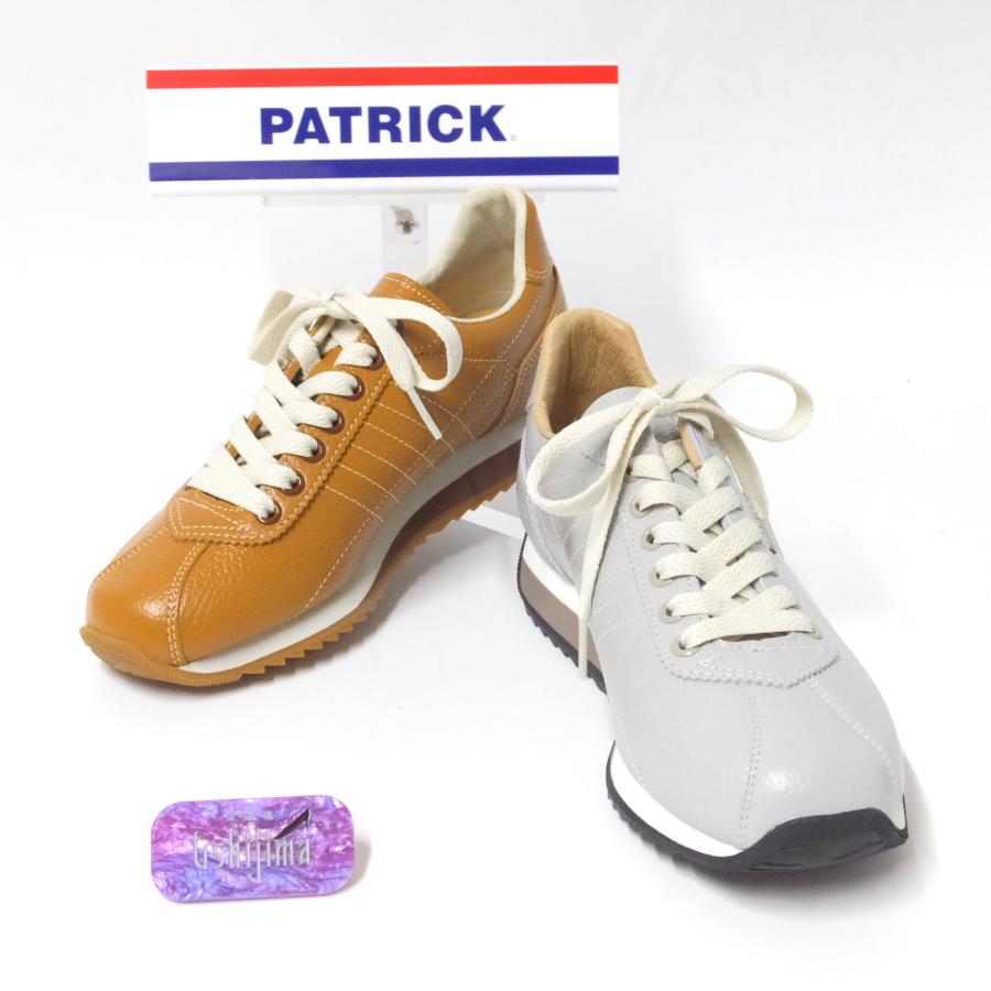 パトリック　24.5㎝　レザースニーカー サンガー アッシュ 212354 美品 PATRICK（パトリック） スニーカー サンガー 212354 グレー 21133