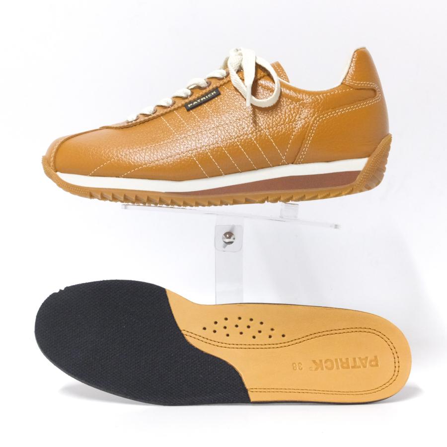 パトリック　24.5㎝　レザースニーカー サンガー アッシュ 212354 美品 パトリック 24.5㎝ レザースニーカー サンガー アッシュ 212354