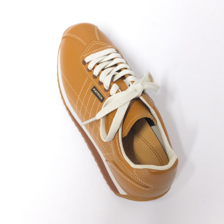 パトリック　24.5㎝　レザースニーカー サンガー アッシュ 212354 美品 パトリック 24.5㎝ レザースニーカー サンガー アッシュ 212354