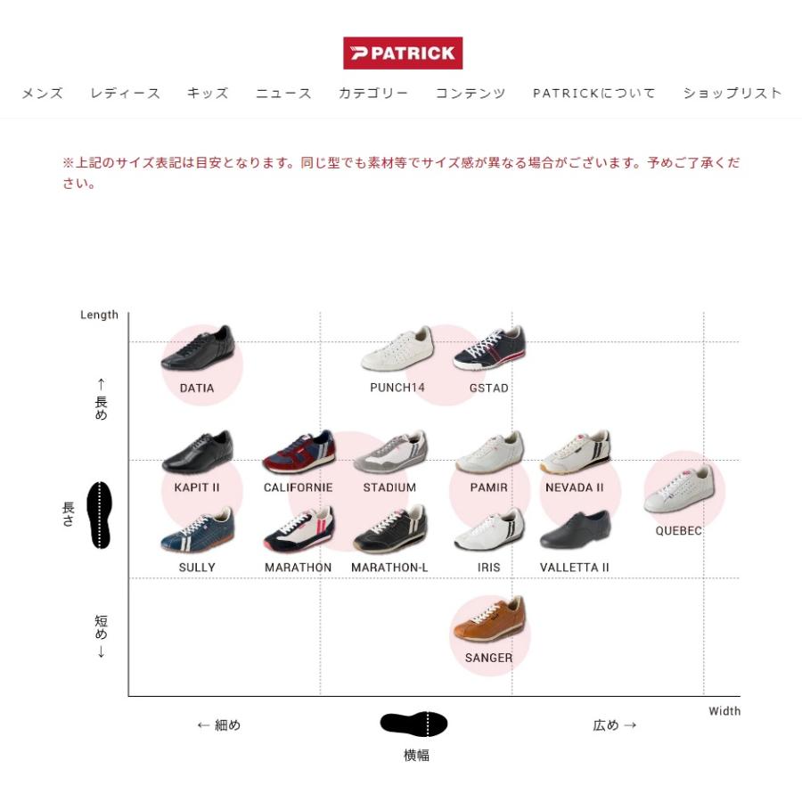 PATRICK（パトリック） スニーカー サンガー 21330 PATRICK SANGER WHT