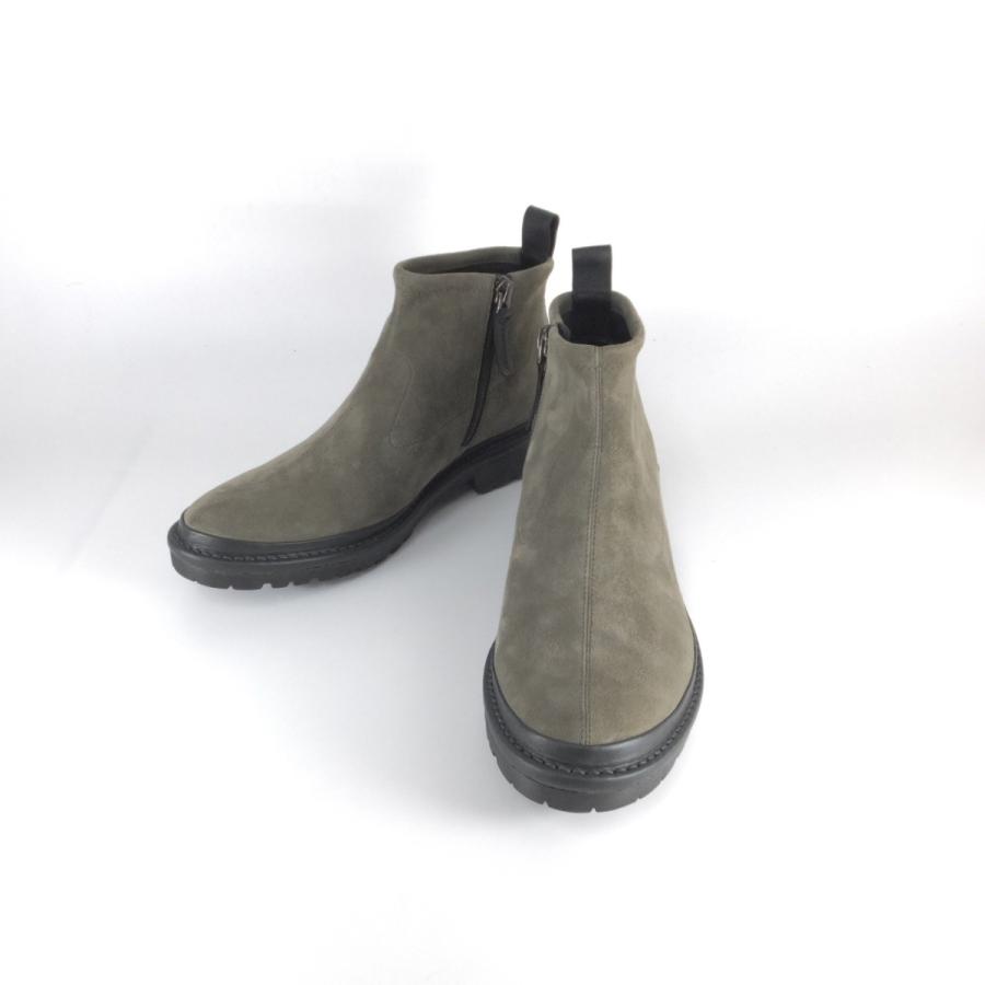 yoshito meme 靴 ミーム 0113 GYS サイドジップ ショートブーツ