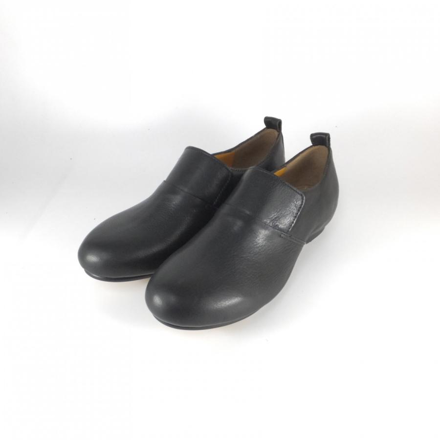 SAYA（サヤ） 靴 ラボキゴシ 50554 クロ シルバー スリッポン ゴム