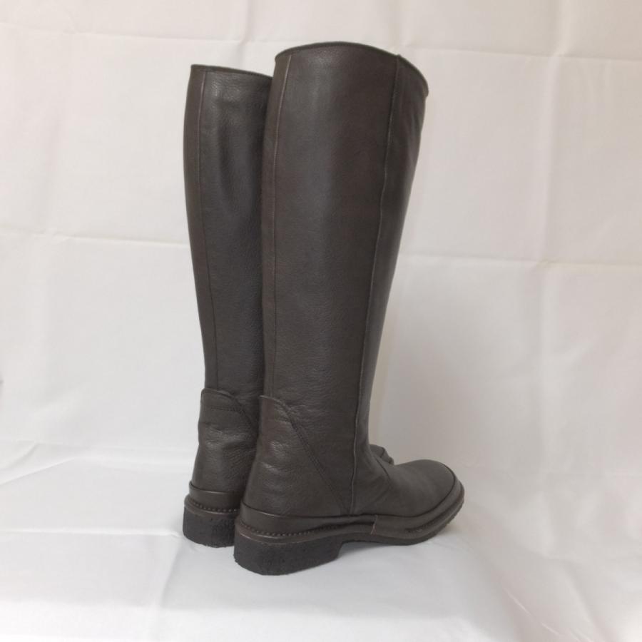 【未使用】SAYA サヤ アンティークレザーロングブーツ 25cm ブラウン SAYA（サヤ） ブーツ レディース ロング ブーツ ラボキゴシ ブーツ