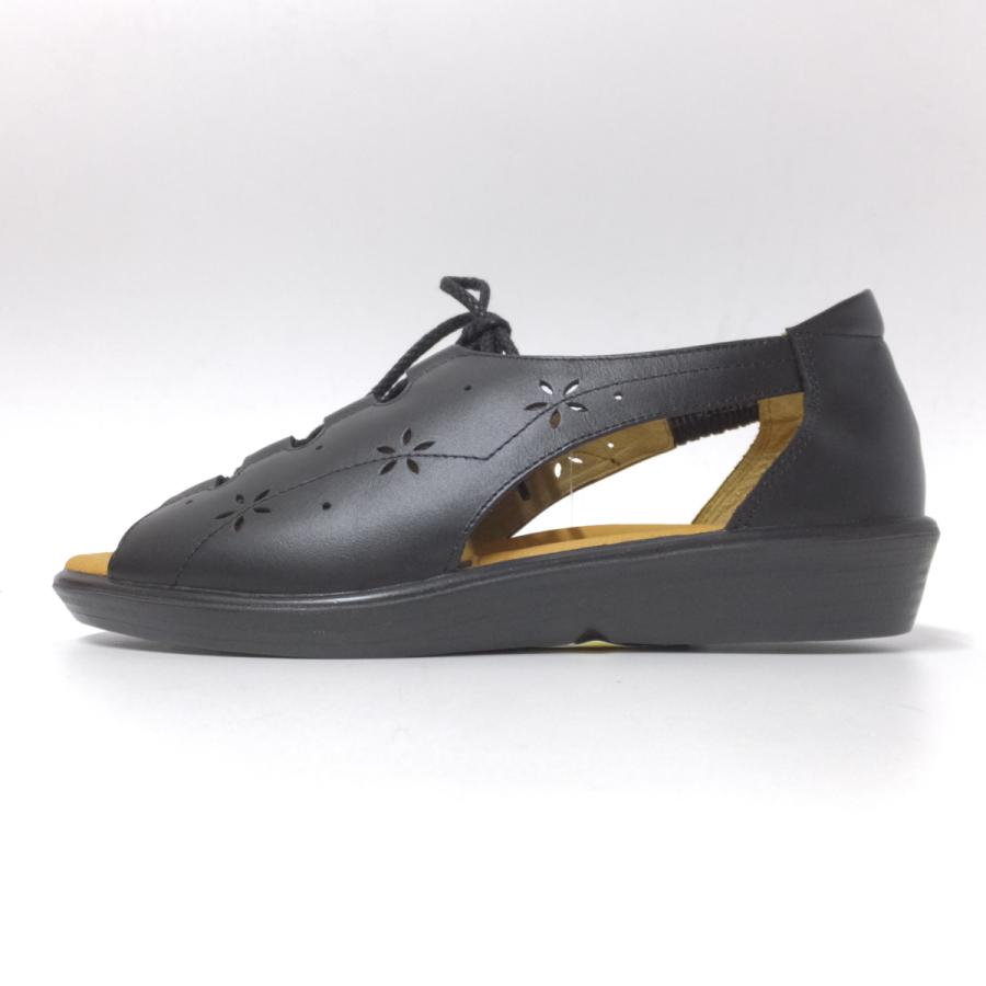 美品 ムーンスター スポルス ブラック レディース サンダル　LL ムーンスター スポルス サンダル レディース 歩きやすい SP5941