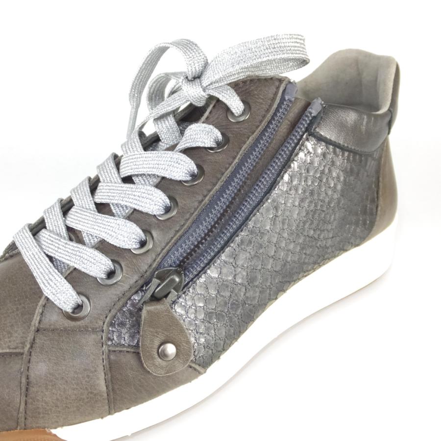 早割クーポン レディース スニーカー 外反母趾 幅広の方に おしゃれな 履きやすいスニーカー おしゃれ 疲れにくい靴 歩きやすい靴 履きやすい靴 軽い 外反母趾 ファスナー 幅広 4e スニーカー アカ グレー クロ 6621 靴 Vigevano シューズ Amiro Pl