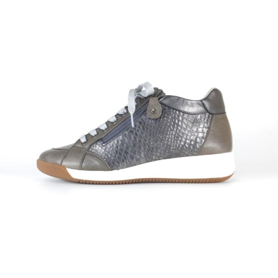 早割クーポン レディース スニーカー 外反母趾 幅広の方に おしゃれな 履きやすいスニーカー おしゃれ 疲れにくい靴 歩きやすい靴 履きやすい靴 軽い 外反母趾 ファスナー 幅広 4e スニーカー アカ グレー クロ 6621 靴 Vigevano シューズ Amiro Pl