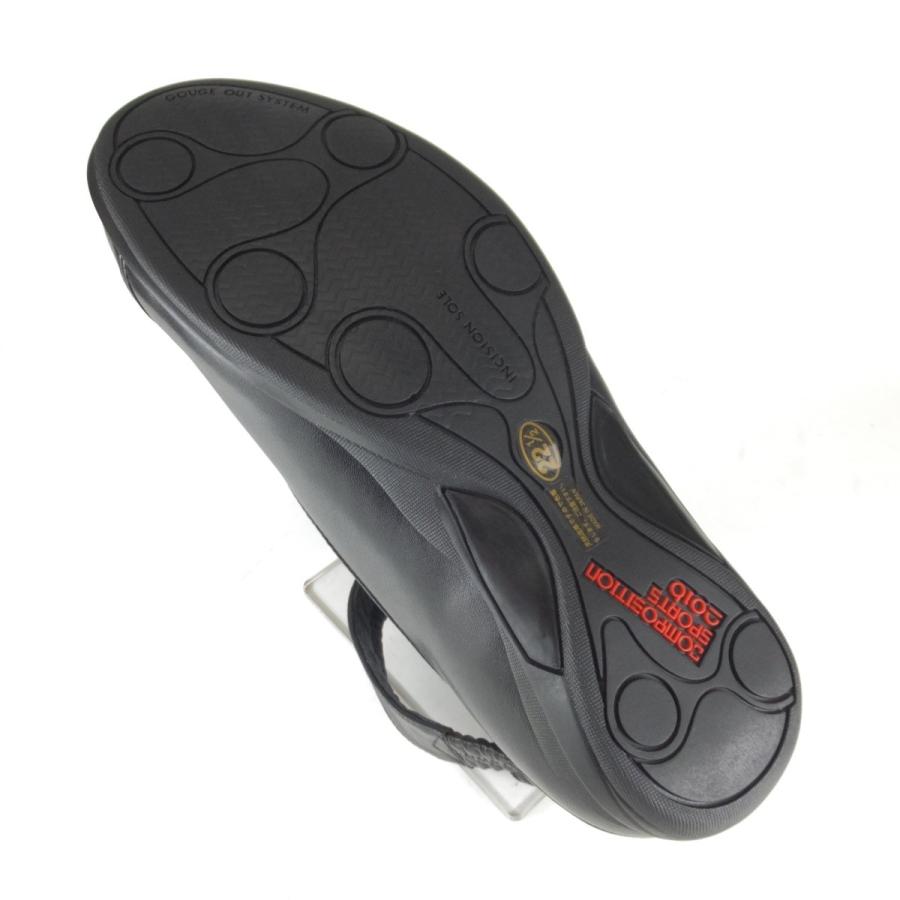 【美品】　コンポジションスポーツ　コンフォートフラットシューズ　ストラップ付 コンポジションスポーツ 靴 COMPOSITION SPORTS 1006 B