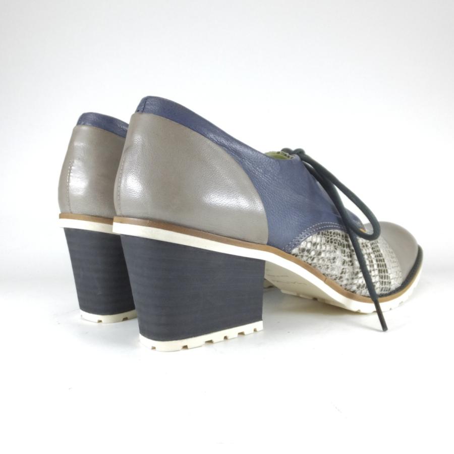 MANA mana 靴 セール 551049 クロ グレー レースアップシューズ