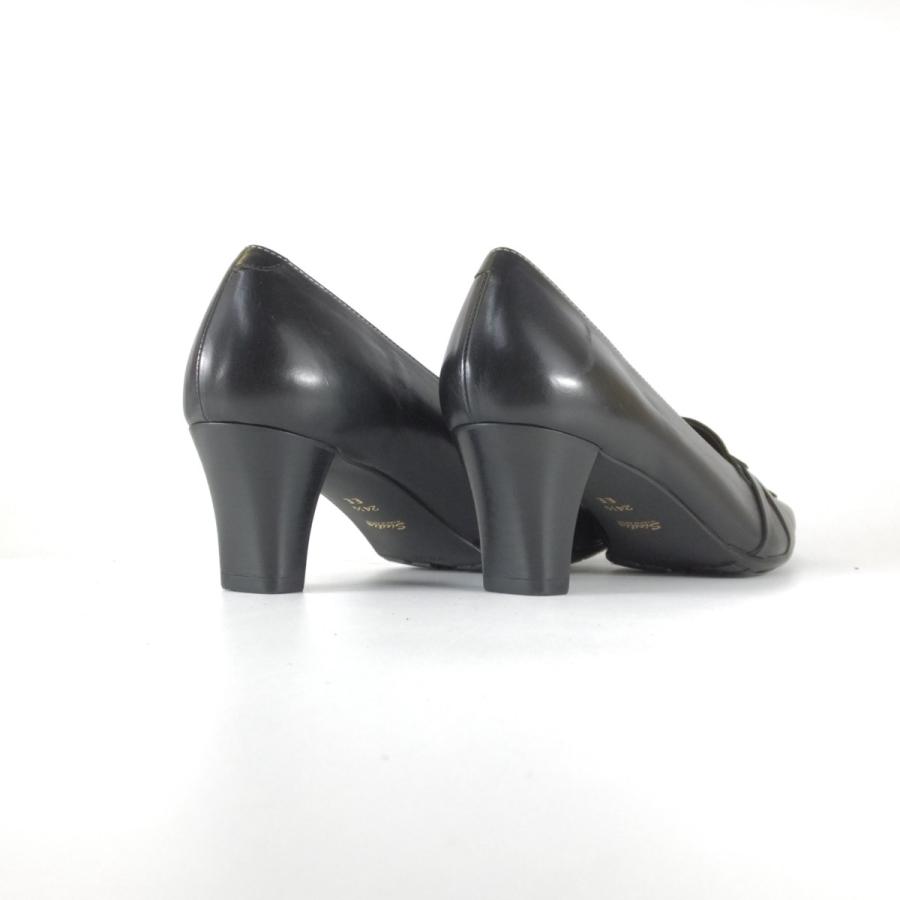 シシリア Sicilia 靴 パンプス 5612 クロコンビ ベルトモチーフ