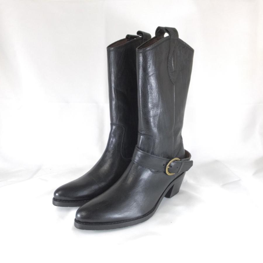 モードカオリ 靴 ブーツ レディース ミドル Mode Kaori ブーツ靴 28 クロ ウエスタンブーツ レディース 歩きやすいブーツ おしゃれなブーツ 痛くないブーツ Ze3f61wdrq 歩きやすいヒール靴専門店ウシジマ 通販 Yahoo ショッピング