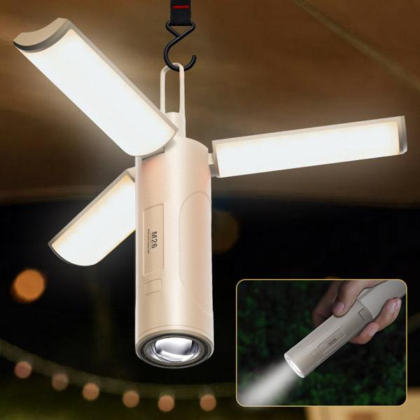 キャンプランタン 充電式 5000mAh 高輝度 小型 折りたたみ LED