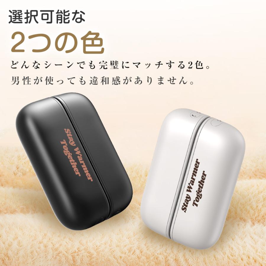 充電式カイロ 分離式 2個セット 速暖 最大60℃ 3段階 大容量 10000mAh