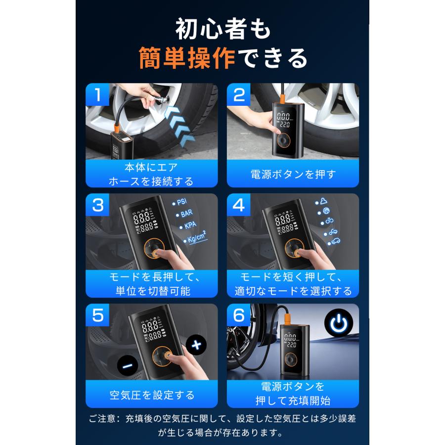 最新型】電動空気入れ 急速充填 自動停止 全バルブ対応 大画面