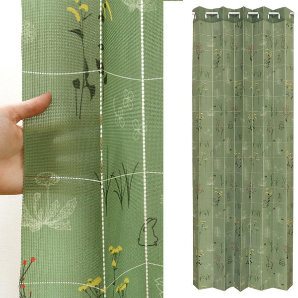 アコーディオンカーテン となりのトトロ ジブリ パタパタカーテン 96cm幅 200cm丈 間仕切り カーテン トトロ 草かげの中から 目隠し パーテーション |  | 01