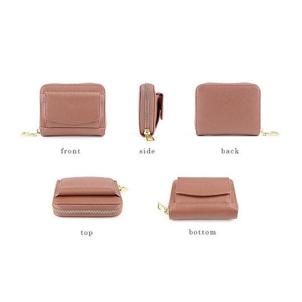 二つ折り財布 財布 牛革財布 ミニ財布 コンパクト 本革 牛革 レザー 多収納 コンパクト サイフ レディース ガールズ ティーンズ 雑貨 ギフト プレゼント |  | 09