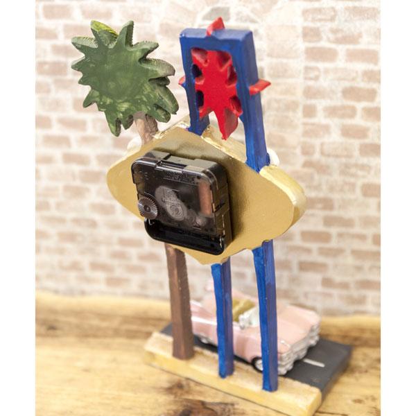 置時計 テーブルクロック アメリカン レトロ オールディーズ アメリカン雑貨 LAS VEGAS 置き時計 時計 おしゃれ ラスベガス プレゼント ギフト |  | 03