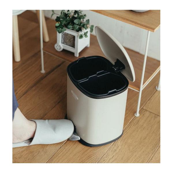 ダストボックス ペダル式 2分別 ゴミ箱/ごみ箱/ダストBOX/くずかご 