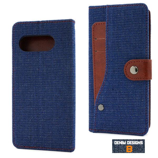 Google Pixel 9a 手帳型ケース スマホケース Google Pixel9a docomo SoftBank Pixel9a グーグルピクセル9a ピクセル 手帳 スマホカバー ポケット デニム | Google | 07