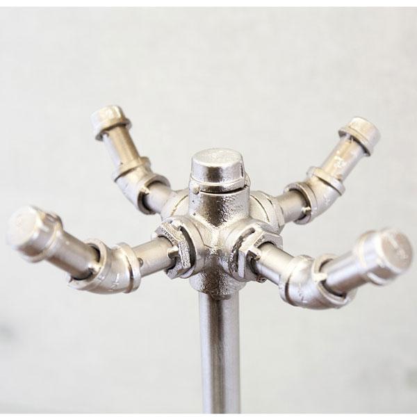 ハンガーラック ポールハンガー 男前インテリア インダストリアルメタル コート スタンド LJA240708 スタイリッシュ ブルックリンテイスト 水道管 カフェ風 |  | 02