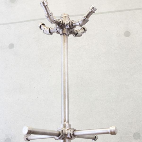 ハンガーラック ポールハンガー 男前インテリア インダストリアルメタル コート スタンド LJA240708 スタイリッシュ ブルックリンテイスト 水道管 カフェ風 |  | 05