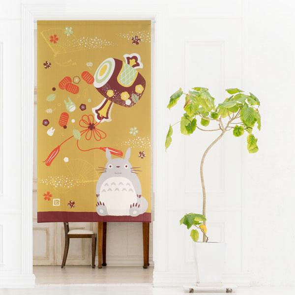 のれん ジブリ となりのトトロ TOTORO 日本製 おしゃれ 暖簾 間仕切り トトロ カーテン 勝手口 省エネ 断熱保温 送料無料/まっくろくろすけ/ススワタリ | 