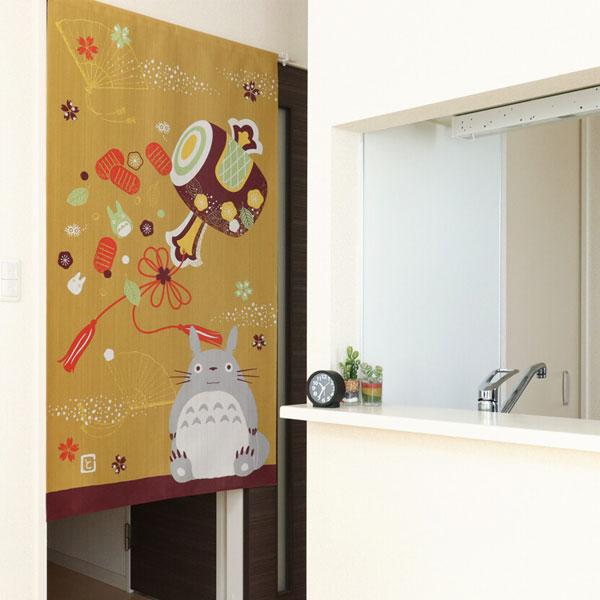 のれん ジブリ となりのトトロ TOTORO 日本製 おしゃれ 暖簾 間仕切り トトロ カーテン 勝手口 省エネ 断熱保温 送料無料/まっくろくろすけ/ススワタリ |  | 02