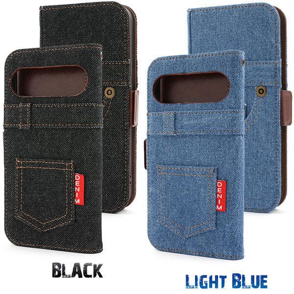 Google Pixel 10 Pro XL スマホケース 手帳 ケース カバー ジーンズデザイン 手帳型ケース 携帯ケース シンプル 落下防止 デニムデザイン | Google | 04