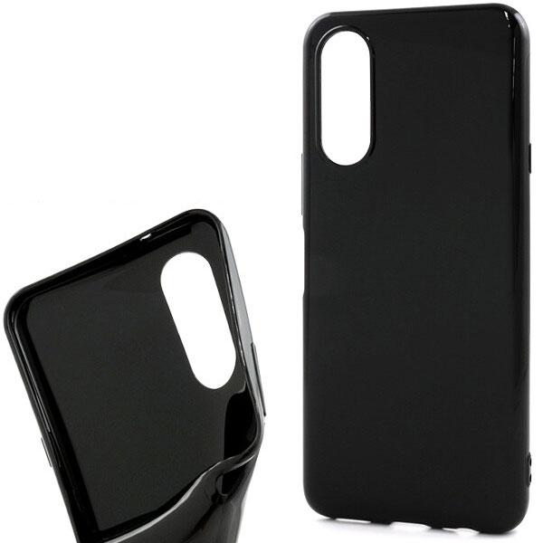 らくらくスマートフォン a A401FC/Lite MR01用 ケース ブラック TPU スマホケース TPUソフト らくらくスマホ 黒 ソフトブラックケース | 