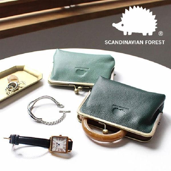 スカンジナビアンフォレスト がま口 財布 本革 化粧 ポーチ メイクポーチ 小物入れ 小銭入れ lf-251-stsf008 シンプル おすすめ ギフト お祝い 送料無料 |  | 01