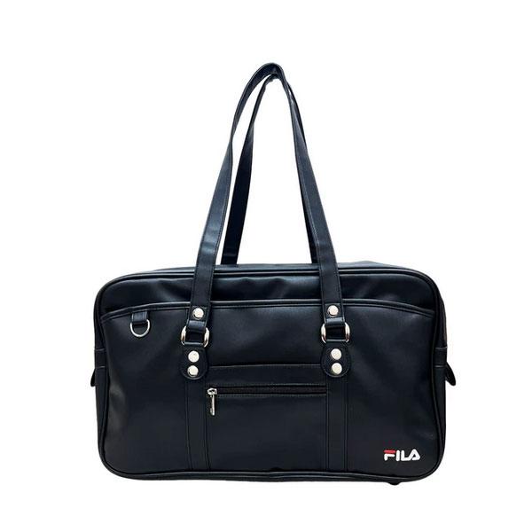 FILA フィラ スクールバッグ 合皮 スクールバッグ スクバ 高校生 入学 通学 ブラック 黒 ブラウン 茶 鞄 スクール 学校 ブランド FIB-1721 | FILA | 02