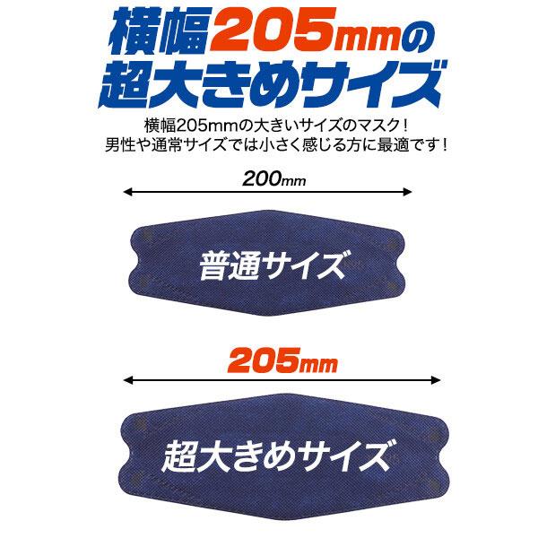 超大きいサイズ 不織布マスク 30枚 大きめ マスク 4層構造 大きめ マスク 大きいサイズ 個包装 80×205mm 平ゴム 30枚 不織布採用 肌に優しい |  | 01
