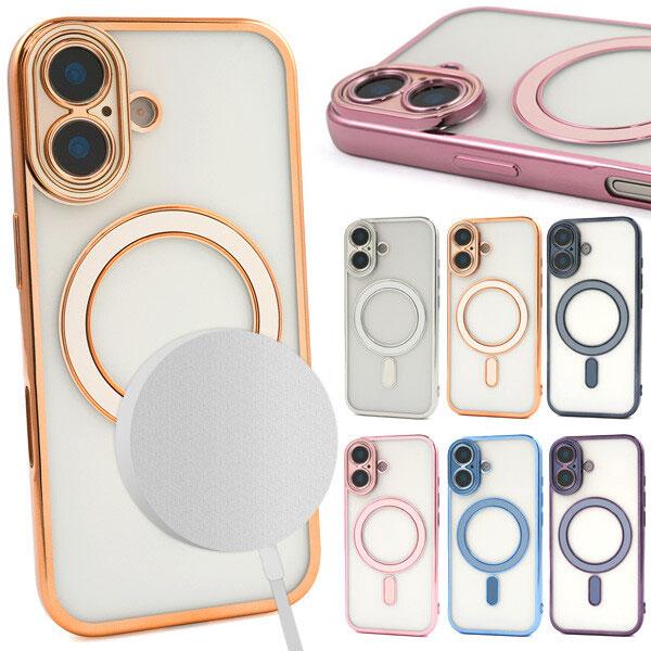 iPhone 17 ケース MagSafe対応 バンパー メタリックソフトケース クリアケース アイフォン17 スマホカバー スマホケース スマホ用 カバー マグセーフ | 