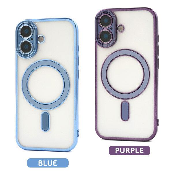 iPhone 17 ケース MagSafe対応 バンパー メタリックソフトケース クリアケース アイフォン17 スマホカバー スマホケース スマホ用 カバー マグセーフ |  | 06