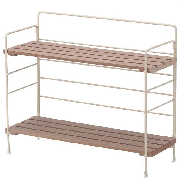 棚 ラック 2段 北欧 卓上 ディスプレイ キッチン収納 収納ラック 収納