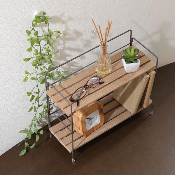 棚 ラック 2段 北欧 卓上 ディスプレイ キッチン収納 収納ラック 収納